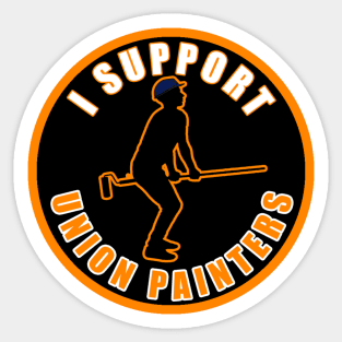 I support union painters Sticker